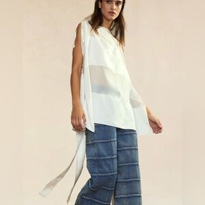 WINDSWEPT SILK BLOUSE